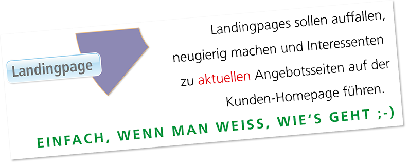 Worauf kommt es bei Landingpages an?