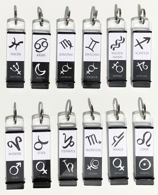 schlüsselanhänger für sternzeichen